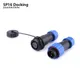 SP16 IP68 Waterproof Connector Male plug & female socket 2/3/4/5/6/7/8/9 pin Wire cable connector