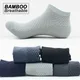 5Pairs/Lot Men's Bamboo Fiber Socks Business Short Breathable Ankle Socks Male Sock High Quality