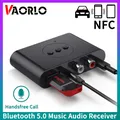 Bluetooth 5.0 Audio Receiver NFC U Disk RCA 3.5mm AUX USB Stereo Music Wireless Adapter With Mic For