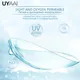 UYAAI -0.50~-10.00 Myopia Transparent Contact Lenses Clear Lenses With Diopters Yearly High Quality