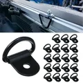 10pcs Stainless Steel D Shape Pull Hook Tie Down Anchors Ring Iron Cargo Tie Down Ring for Truck