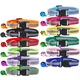 Pet Accessories Dog Cat Reflective Collar Bell Colorful Pattern Adjustable Collars For Puppy Kitten