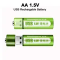 1.5V AA rechargeable battery 1800mWh USB AA rechargeable li-ion battery for remote control mouse
