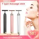 T-Shape 24k Energy Beauty Bar Vibrating Facial Roller Massager Face-lift Device Skin Tightening