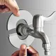 1PCS Self-Adhesive Stainless Steel Faucet Decorative Cover Water Pipe Chrome Finish Wall Covers for