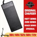 Original Charger for VSETT 8 8+ 9 9+ 10+ SPEEDUAL ZERO 9 10 8X 10X 11X Electric Scooter 48V 52V 60V