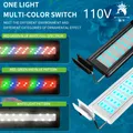 110V fish tank light LED light stand grass tank red green blue light aquarium lighting four rows of