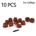 10PCSHigh Quality Reusable Coffee Filter Capsules for Caffitaly Refillable Plastic Coffee Pods Fit