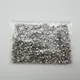 500 pcs crafts Silver Spikes Rivets Four Claw Nail Metal DIY For Clothing Garment Beads Machine