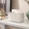 Light luxury tissue box Household living dining room paper extraction storage box With spring