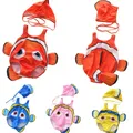 Summer Baby 1-3 Years Clownfish Decoration Boys Girls One Piece Swimsuit Girls Swimwear Children