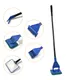 5 In 1 Aquarium Tank Cleaner Net Gravel Rake Algae Scraper Grass Fork Sponge Brush Glass Fish Tank