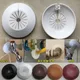 2pcs Plastic Wall Hole Duct Cover Shower Faucet Angle Valve Pipe Plug Decoration Cover Snap-on Plate