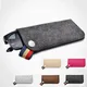 New Felt Sunglasses Case Colorful Eyeglasses Box Soft Lunettes Frame Glasses Case Elastic Band