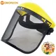 Safety Face Shield with Mesh Visor Protective Mesh Full Face Chainsaw Helmet Hat for Trimmer