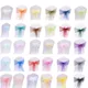 50PCs/lot Wedding Chair Decoration Organza Chair Sashes Knot Bands Chair Bows For for Wedding Party