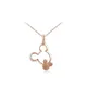 Fashion Necklace Choker Women Girls Jewelry Rose Gold Color Neck Charms Austrian Crystal Pendant