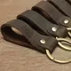 Handmade Lanyard Cowhide Keycordlanyards Retro Crazy Horse Leather Phone Charm Key Universal Single