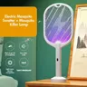 3 In 1 Electric Mosquito Swatter Mosquito Killer Lamp Killer Insect Killer 3000V Type-C Rechargeable
