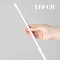 30-110cm Adjustable Metal Curtain Rod Spring Loaded Extendable Telescopic Poles for Bathroom Bar