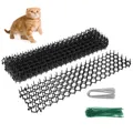 6/10 Pcs Garden Prickle Strip Dig Stop Cat Repellent Deterrent Mat Anti-cat Prickle Strips Keep Cat