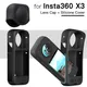 Lens Cap Protective + Body Cover for Insta360 X3 Silicone Case lenses protector for Insta 360 X3