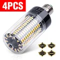 4PCS E27 LED Bulb E14 Corn Lamp 220V B22 Bombilla Led Lamp 28 40 72 108 132 156 189leds Corn Lights