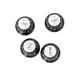 Guitar 2 Tone 2 Volume Control Knobs Silver Top Hat Bell Aluminum For Gibson Les Paul SG Musical