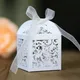 20/50Pcs Flower Vine Candy Boxes Wedding Favor Gift Packaging Box Sweet Bag With Ribbon Valentine's
