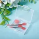 1/3Pcs Soft Silicone Lip Balms Lip Mask Brush With Sucker Dust Cover Lipstick Cosmetic Makeup