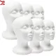 1Pc Female Styrofoam Foam Mannequin Practical Foam Female Mannequin Head Wigs Glasses Cap Display