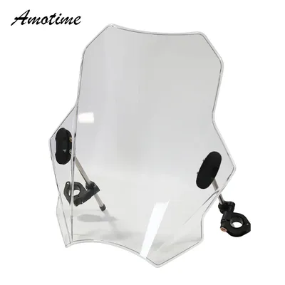 For BMW KAWASAKI SUZUKI YAMAHA HONDA Universal Motorcycle Windscreen Windshield Covers Screen Smoke Lens Motorbikes Deflector