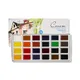 White Nights Sonnet Artists Watercolors Paint Set 16/24 Bright and Vivid Colors Full Pans 2.5 ml In