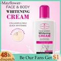 1/2/3pcs Body Lotion Whitening Moisturizing Dark Skin Bleaching Natural Collagen Milk Quick Face