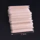 100Pcs Wooden Cuticle Pusher Nail Art Cuticle Remover Orange Wood Sticks For Cuticle Removal