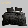 Bonenjoy Duvet Cover Queen Size Black Color Bedclothes Comforter Cover King edredom Microfiber Quilt