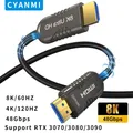 CYANMI HDMI 2.1 HDMI Fiber optic Cable HDMI2.1 Dynamic HDR HDMI 8K/60Hz 4K/120Hz Ultra High Speed