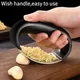 Stainless Steel Garlic Press Household Manual Garlic Press Curve Fruit Vegetable Tools Kitchen