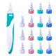 Ear Wax Removal Tool Soft Silicone Spiral Ear Cleaning 16 Replacement Heads Removal Ears Cleaner