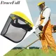 Safety Mask with Mesh Visor for Chainsaw Trimmer Pole Pruners Protective Mask and Mesh Mask for