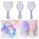 DIY Crystal Epoxy Resin Mold Air Cushion Comb Handle Makeup Mirror Massage Airbag Comb Mirror