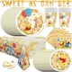 Winnie The Pooh Birthday Party Decorations Serves 10 Guests - Plates Napkins Table Cover