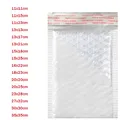 50Pcs Bubble Mailers White Poly Bubble Mailer Self Seal Padded Gift Bag Packaging Envelope Bags Book