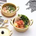 Korean Ramen Noodles Pot Aluminum Soup Pot With Lid Noodles Milk Egg Soup Cooking Pot Fast Heating