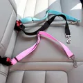 Adjustable Pet Cat Dog Car Seat Belt Pet Seat Vehicle Dog Harness Lead Clip Safety Lever Traction