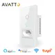 AVATTO Tuya WiFi Zigbee Switch 16A 20A Socket Brazil Standard 4X2 Glass Panel Smart Light Switch