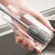 Silicone Milk Bottle Brush Cup Scrubber Glass Cleaner Kitchen Cleaning Tool Long Handle Drink Bottle