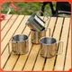 500ml Stainless Steel Camping Cup Mug Camping Hiking Portable Tea Coffee Beer Cup Outdoor Camping