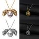 You are my sunshine Vintage Creative Sunflower pendant Double-layer Open Necklace Sweater Necklaces