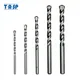 TASP 5pcs Masonry Drill Bits Tungsten Carbide Tipped Concrete Brick Stone Drilling Set Size 4 5 6 8